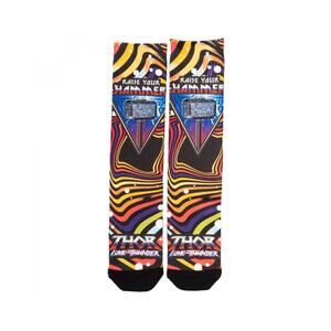 Exclusive Limited Ed. THOR: LOVE AND THUNDER ALL OVER PRINT 1 PAIR CREW SOCKS